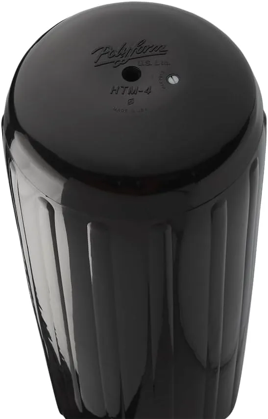 Polyform 12 x 34 Fender with Hole - Black