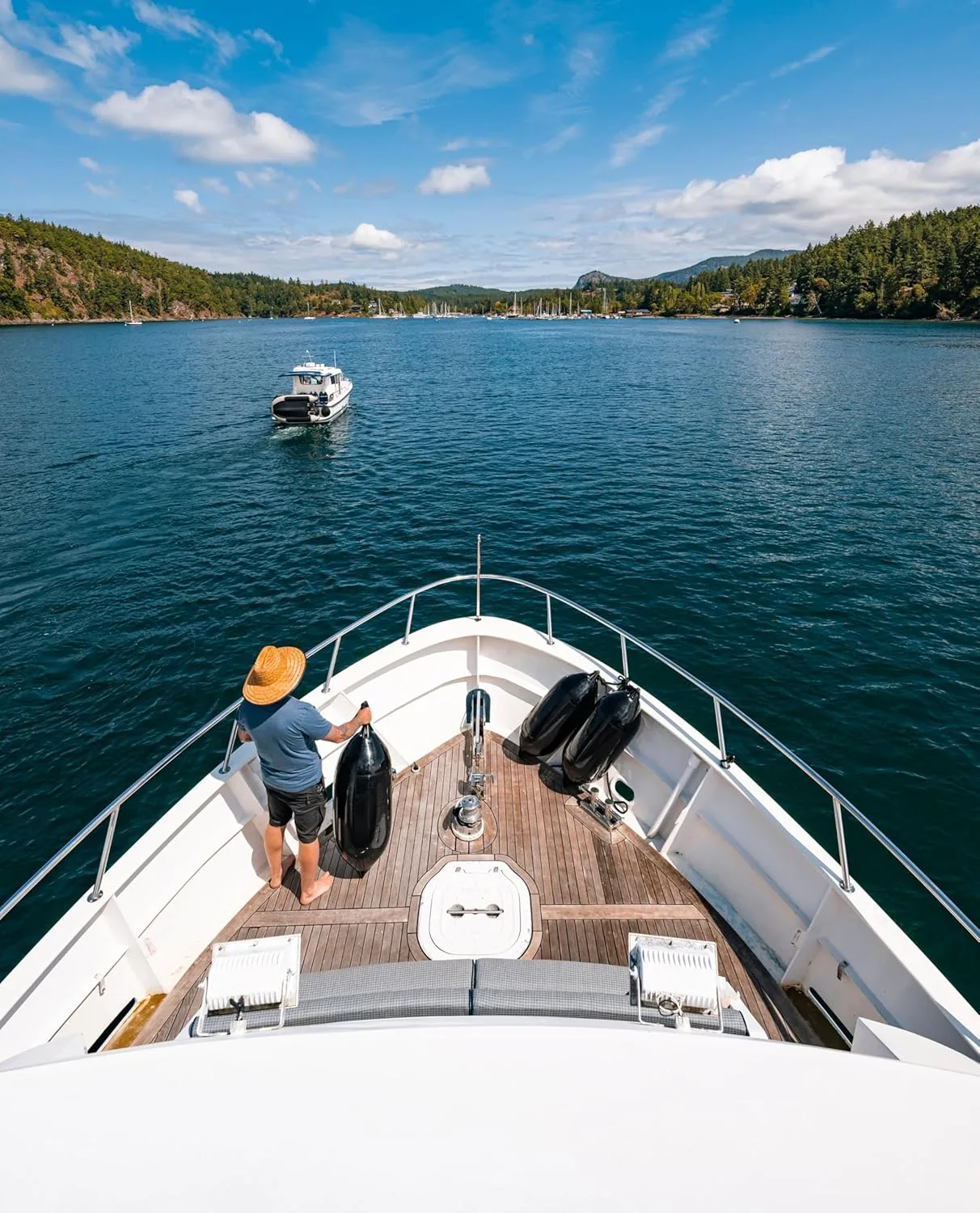 POLYFORM F Series Twin Eye Boat Fender