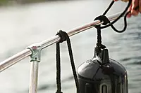 Polyform G-1 Twin Eye Fender 3.5" x 12.8" - White