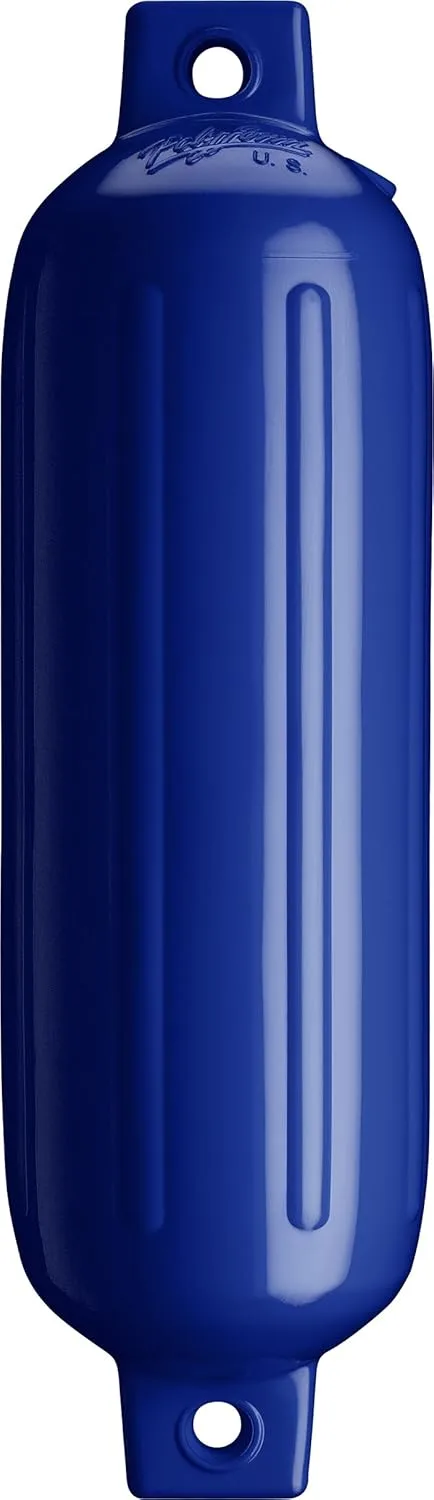 Polyform G-1 Twin Eye Fender 3.5" x 12.8" - Cobalt Blue