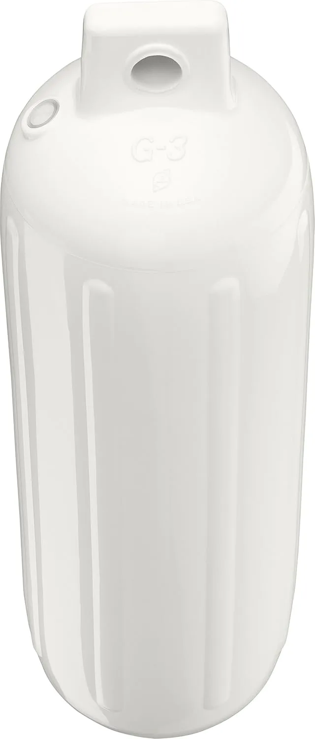 Polyform G-1 Twin Eye Fender 3.5" x 12.8" - White