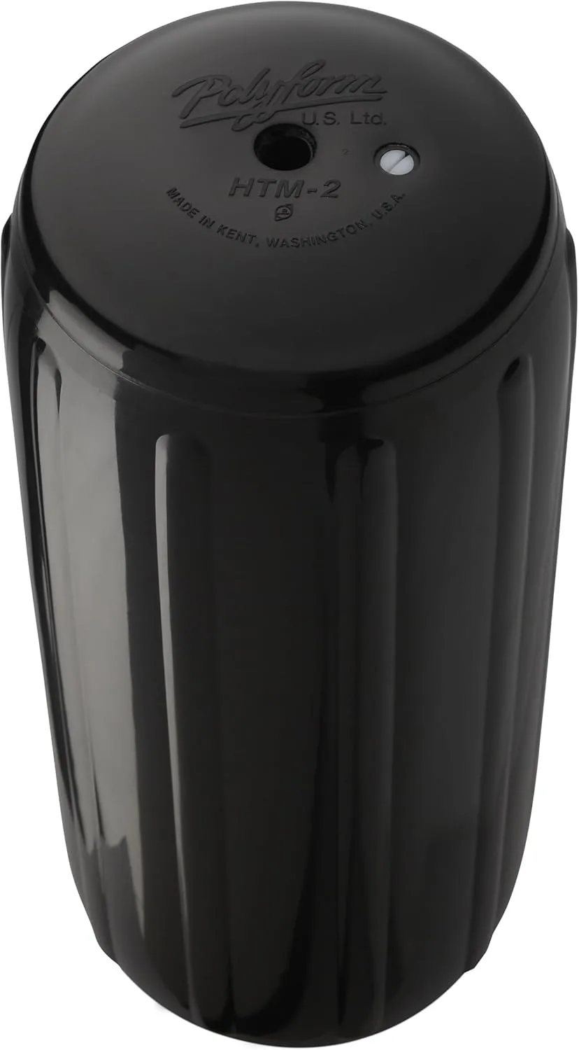 Polyform HTM-Series Boat Fenders Black HTM-2 | 8.5 x 20.5 in.