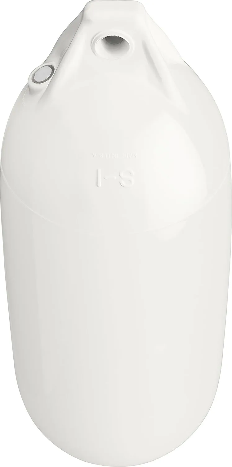 Polyform S-1 White S Series Buoy - 6" x 15", White S-1 / 6" x 15" White