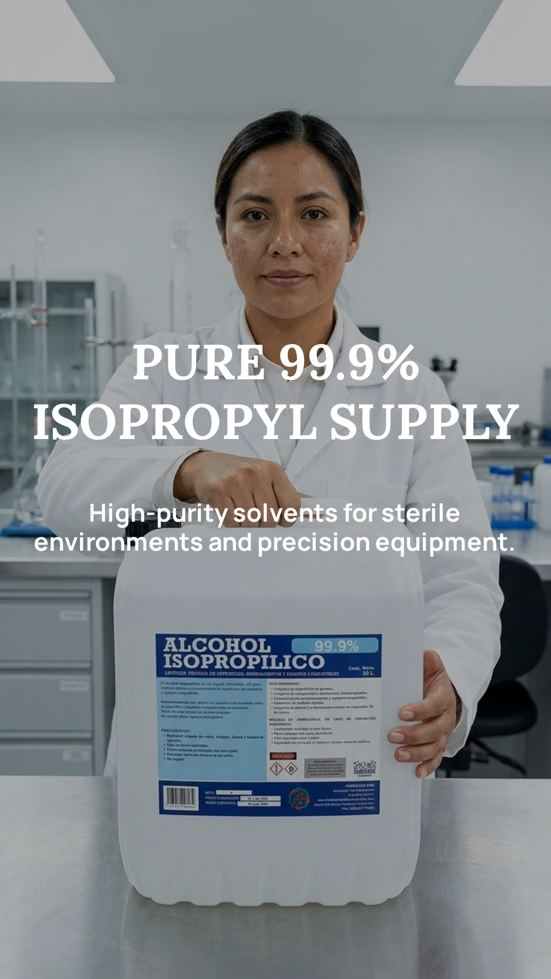Alcohol Isopropílico 99.9% 20 l