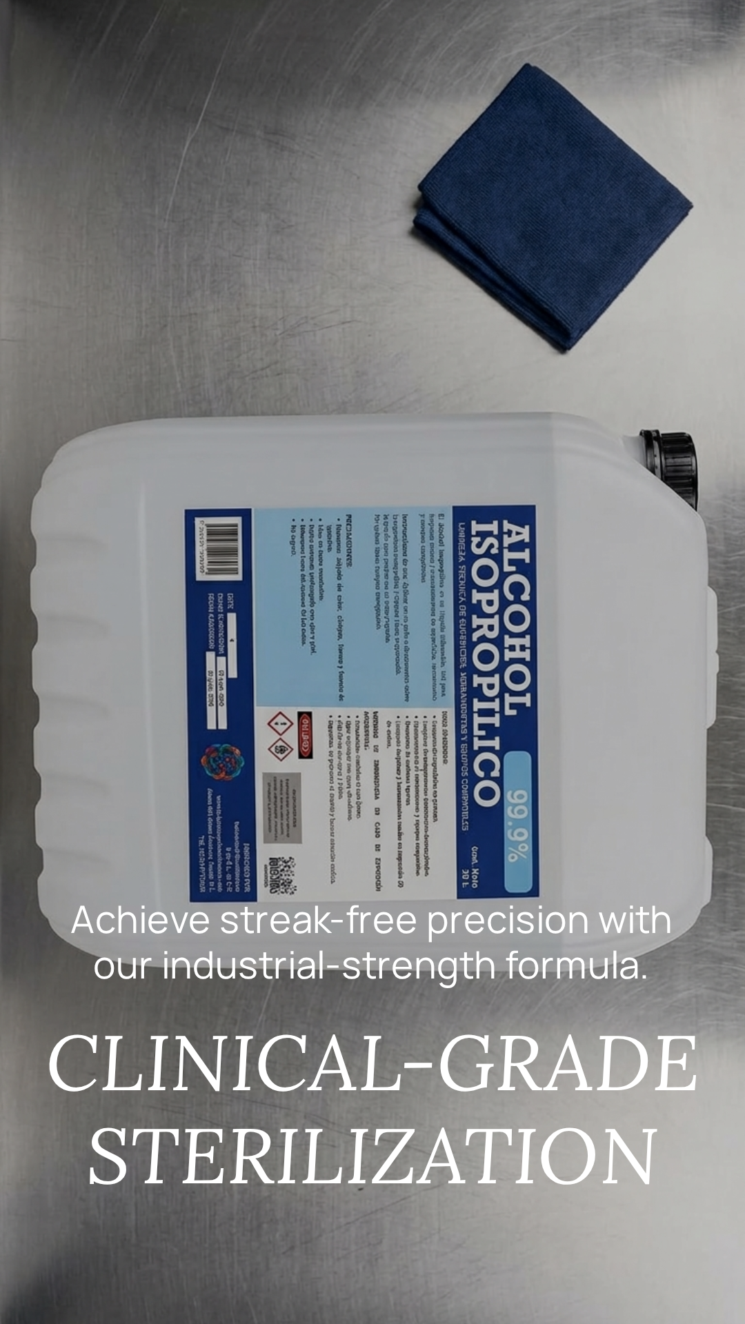Alcohol Isopropílico 99.9% 20 l
