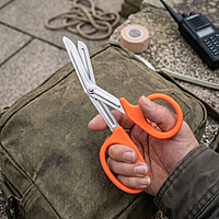Orange Trauma Scissors