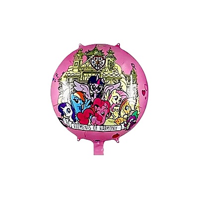Pony PinkiePie theme Foil balloons - 5 Pcs. Set