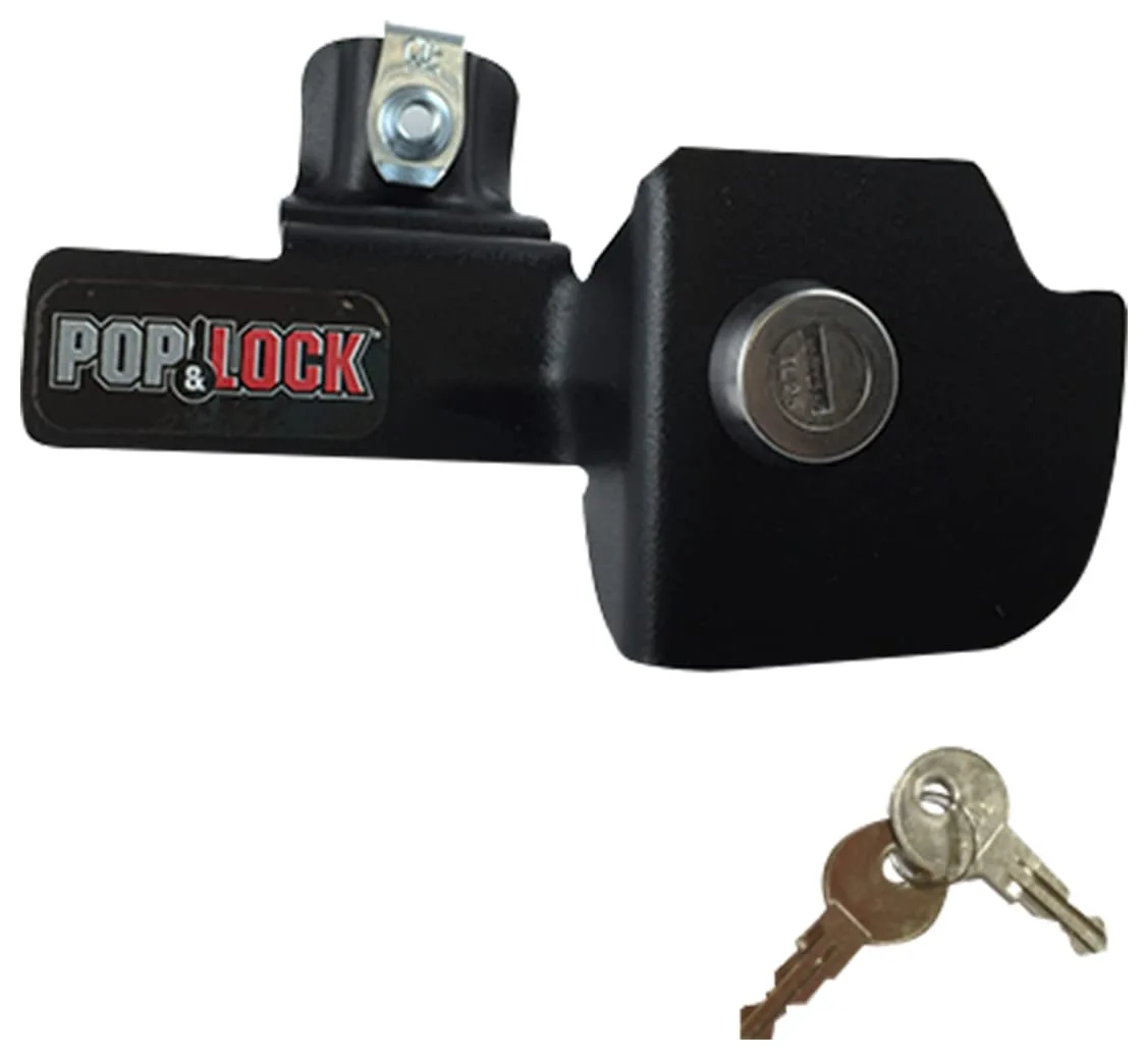 Pop & Lock Manual Tailgate Lock for Chevy Silverado & GMC Sierra 1999-2007 (Black, PL1100)