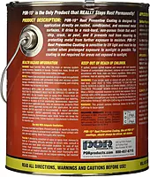 POR-15 Rust Preventive Coating — Semi-Gloss Black, 1 Gallon (128 fl oz)