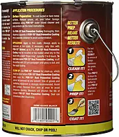 POR-15 Rust Preventive Coating — Semi-Gloss Black, 1 Gallon (128 fl oz)