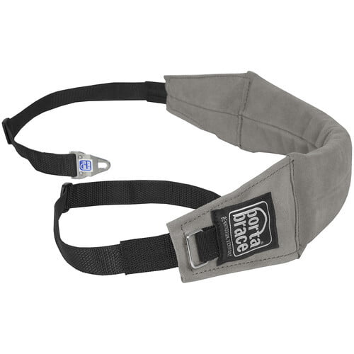 PortaBrace Heavy-Duty Suede Shoulder Strap with Camera Clips (Gray) PortaBrace Heavy-Duty Suede Shoulder Strap with Camera Clips (Gray)