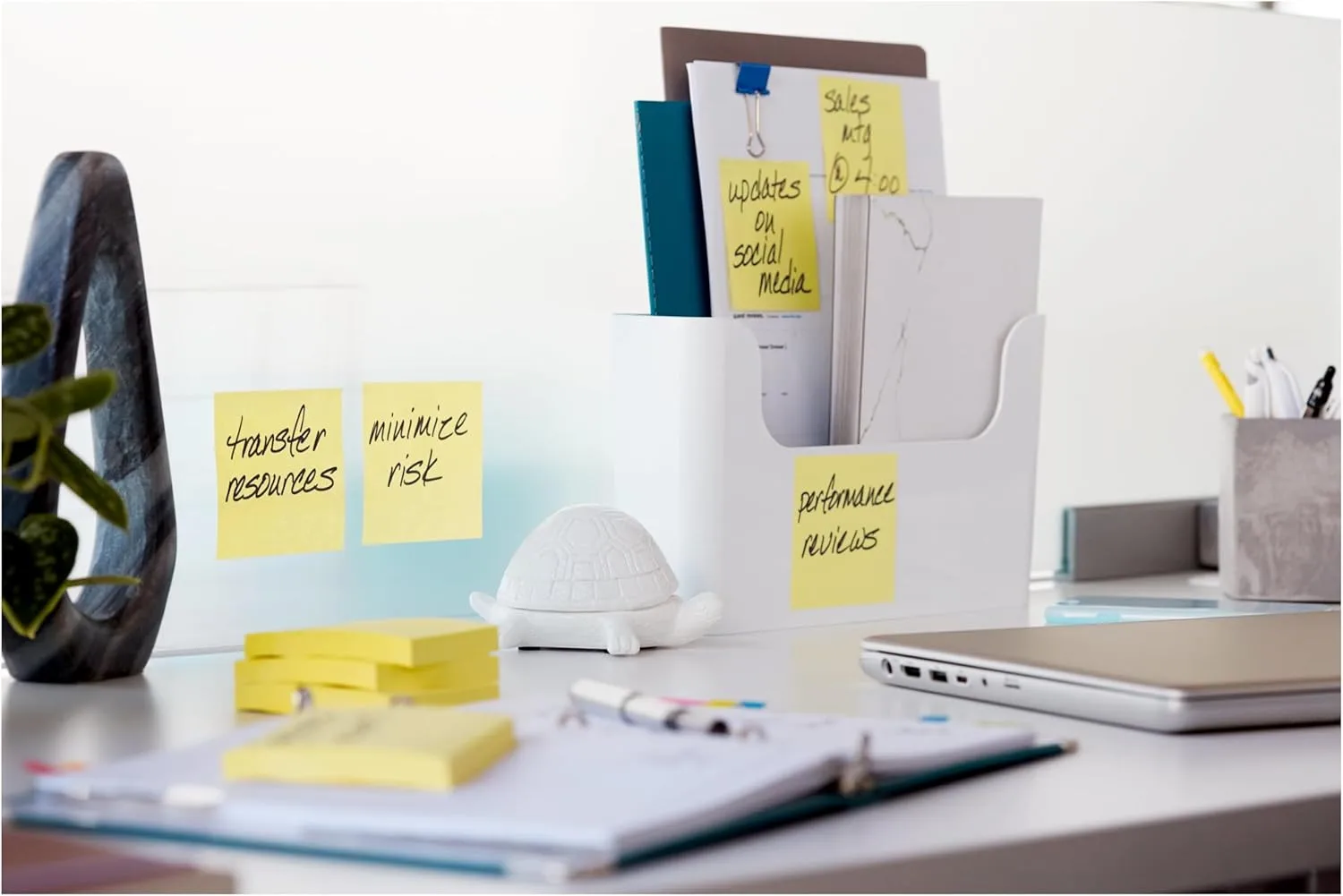 Post-it 100% Recycled Paper Super Sticky Notes