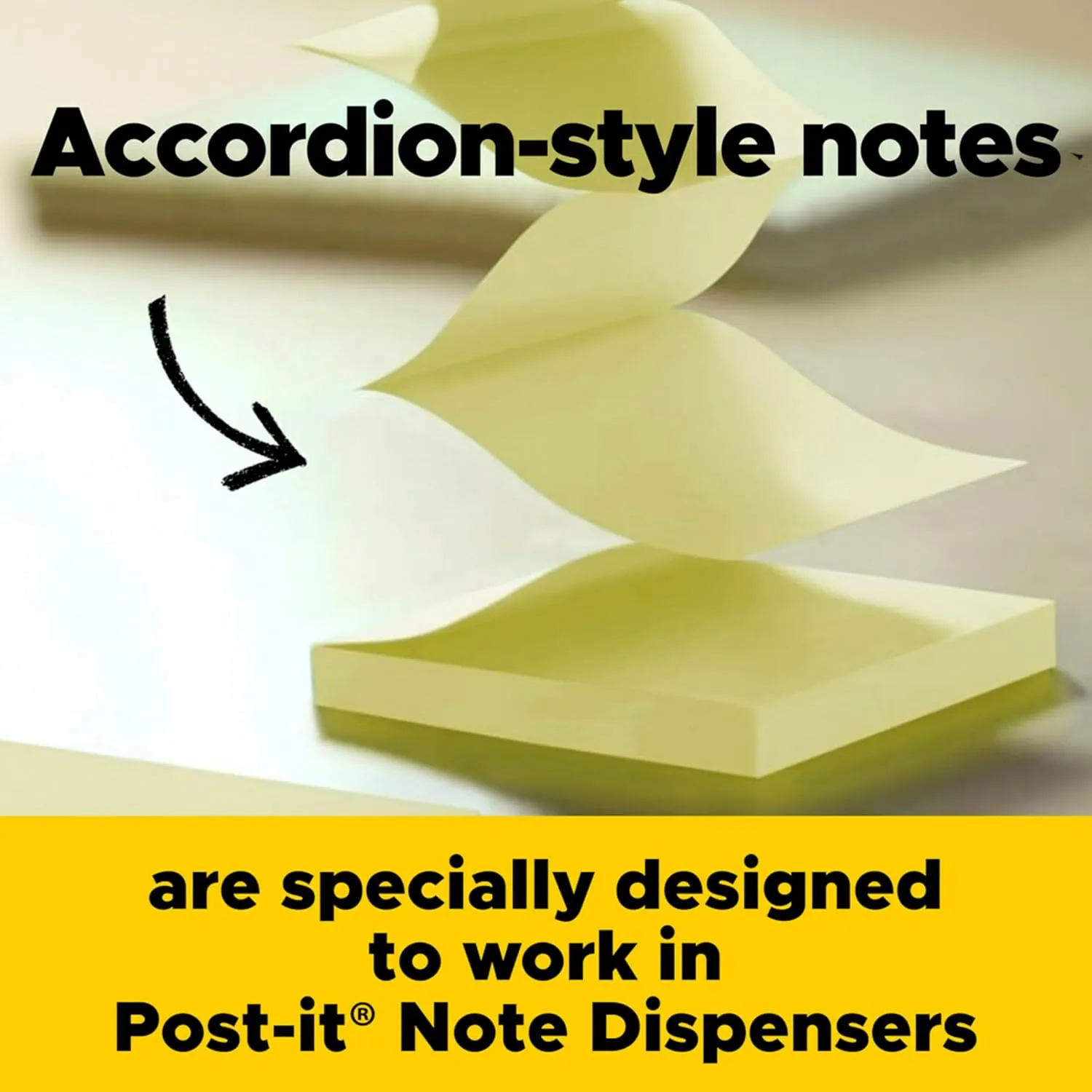 Post-it Dispenser Pop-up Notes, 3x3 in, 18 Pads, Assorted Colors