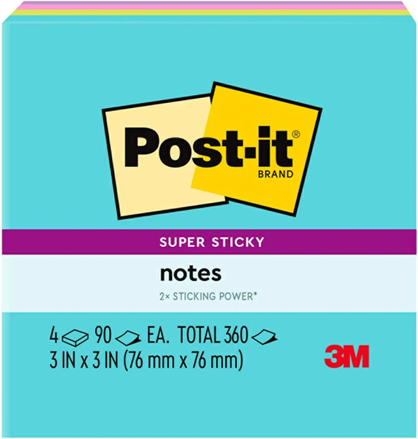 Post-it and Scotch Brand Essentials Pack, Back to School and Office Supplies, Includes Post-it Super Sticky Notes, Flags, Scotch Magic and Super Hold Tape, and Multi-Purpose Scissors