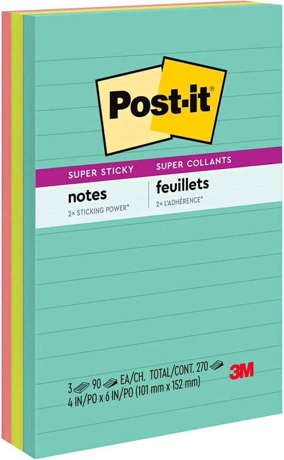 Post-it and Scotch Brand Essentials Pack, Back to School and Office Supplies, Includes Post-it Super Sticky Notes, Flags, Scotch Magic and Super Hold Tape, and Multi-Purpose Scissors