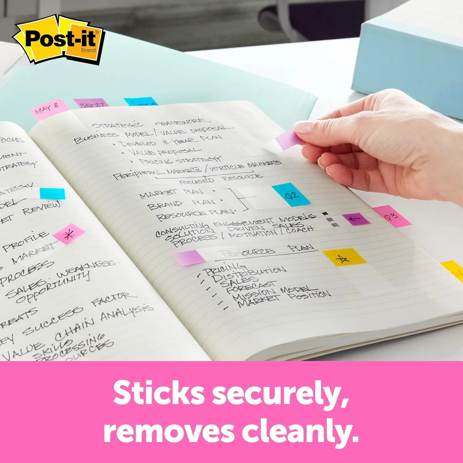 Post-it Flags Value Pack, 50/Dispenser, 4 Dispensers/Pack, 1 in Wide, Assorted Colors, Includes Free Flags + Highlighter (680-RYBGVA)