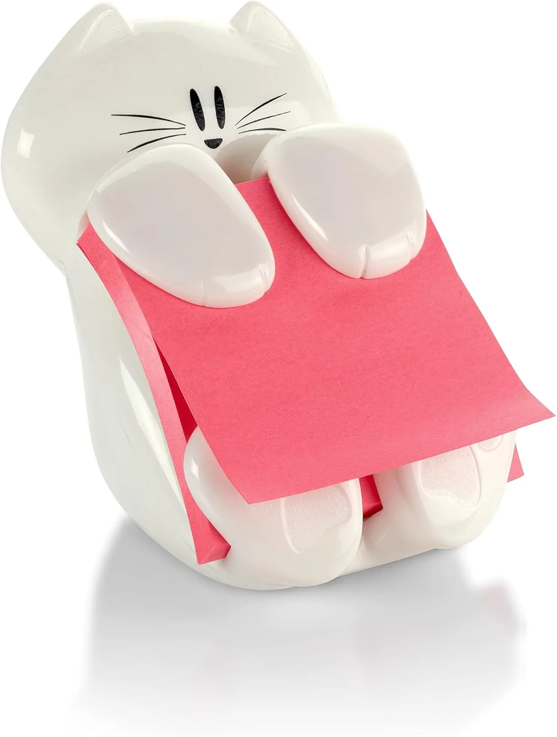 Post-it Pop-up Note Dispenser Cat Design, 3 x 3 in, CAT-330, White