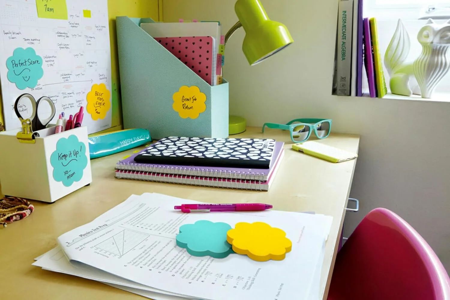 Post-it Notes Super Sticky Die-Cut Shapes, 3 x 3 in, 2 Pads