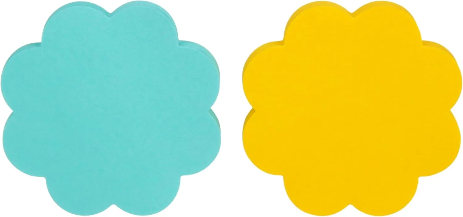 Post-it Notes Super Sticky Die-Cut Shapes, 3 x 3 in, 2 Pads