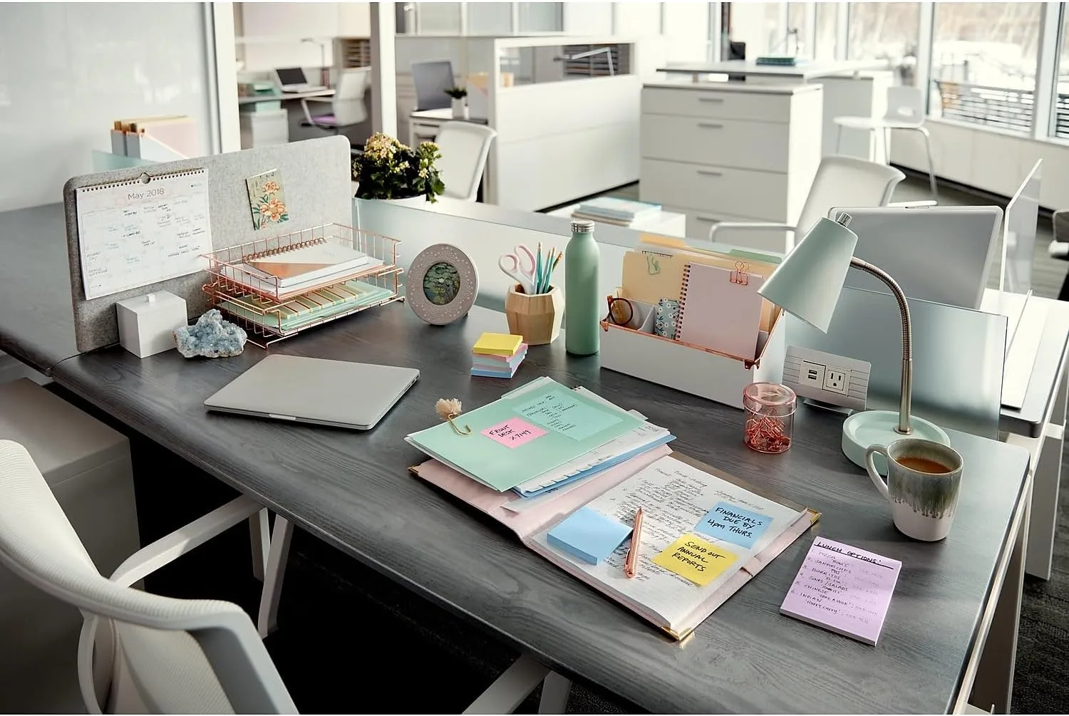 Post-it Greener Notes, 4 in x 6 in, 5 Pads, 100 Sheets/Pad, Lined, Clean Removal, School Supplies and Office Products