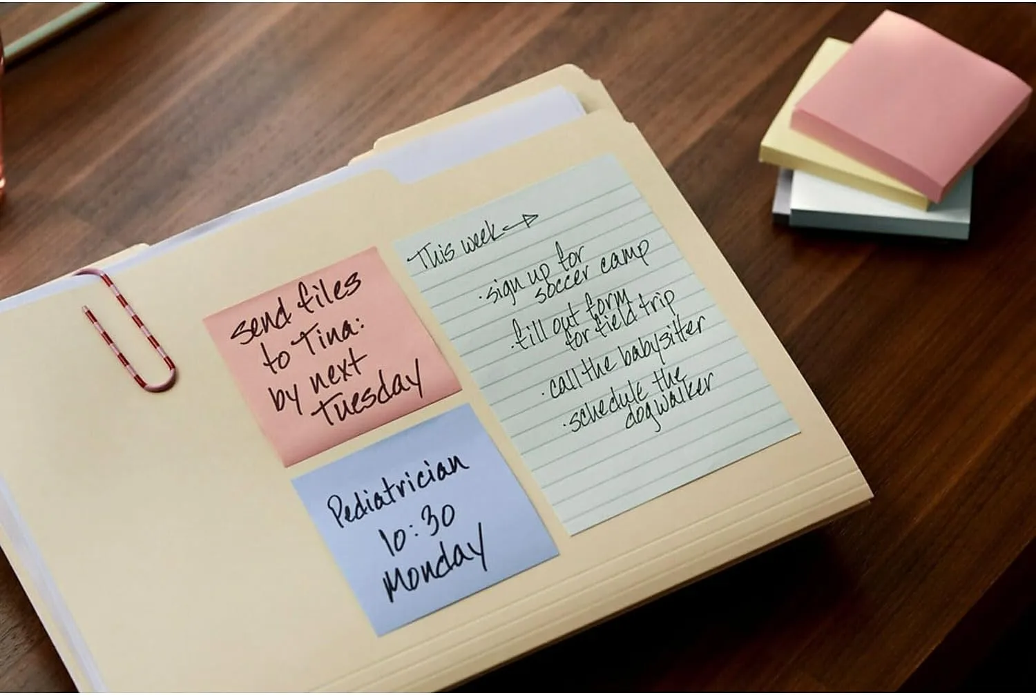 Post-it Greener Notes, 4 in x 6 in, 5 Pads, 100 Sheets/Pad, Lined, Clean Removal, School Supplies and Office Products