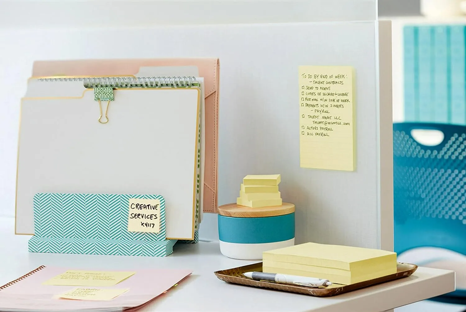 Post-it Notes, 3 in x 5 in, 12 Sticky Notes Pads, 100 Sheets per Pad, Canary Yellow, The Original Post-it Note