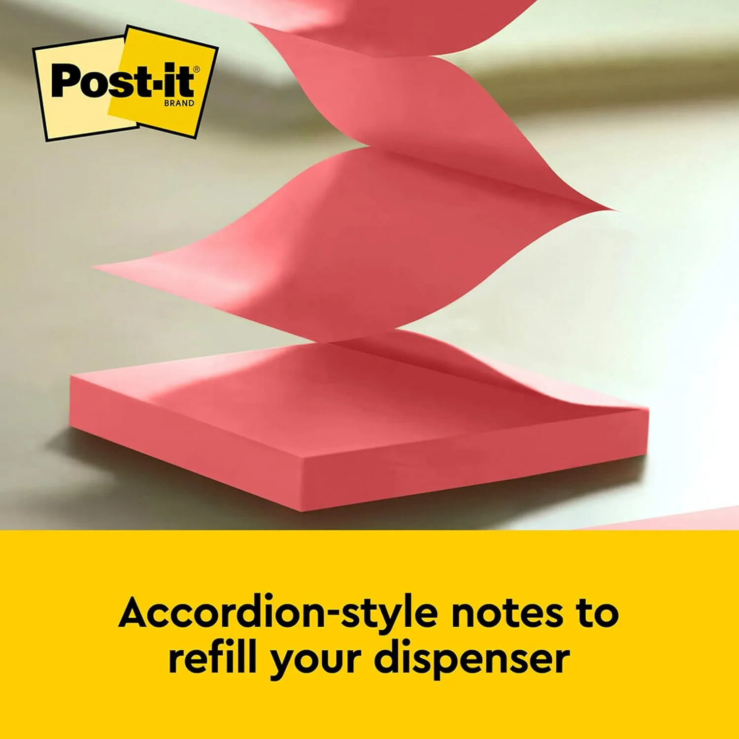 Post-it Dispenser Pop-up Notes, 3x3 in, 18 Pads, Assorted Colors