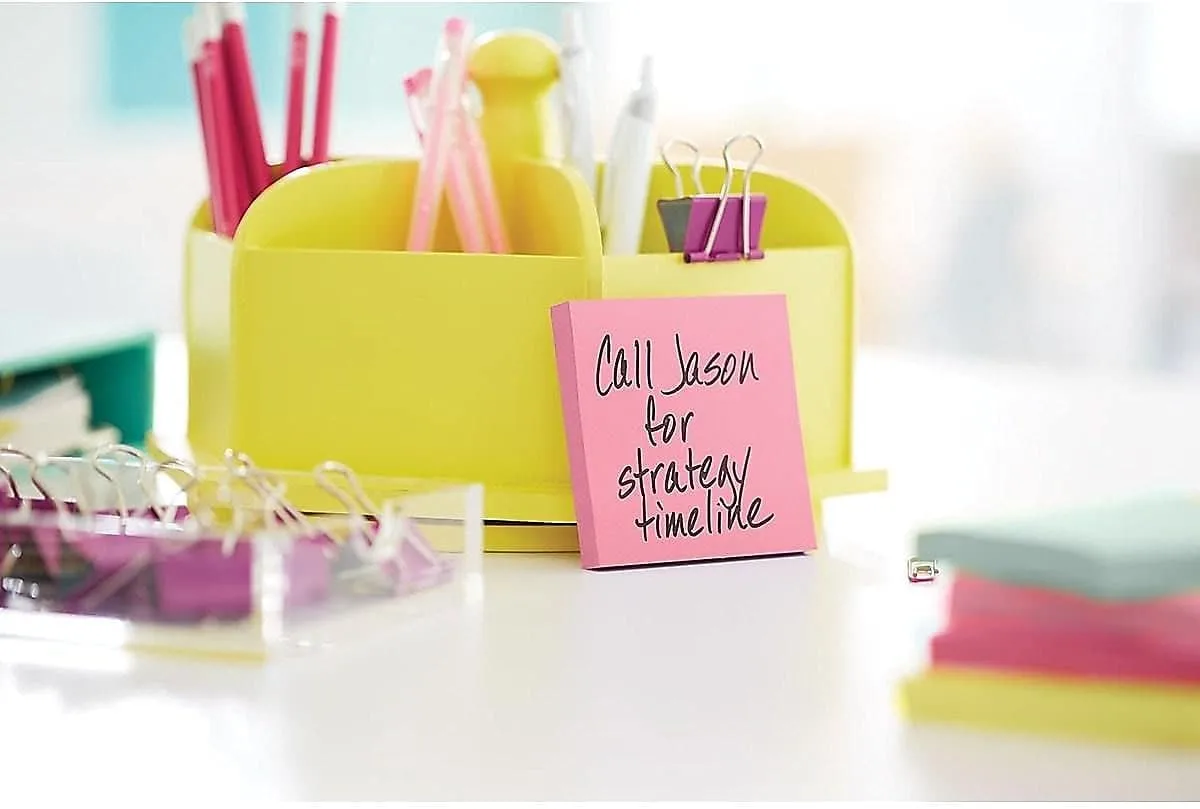 Post-it Pop-up Notes, 3x3 in, 12 Pads, America's 1 Favorite Sticky Notes, Beachside Café Collection, Pastel Colors, Recyclable (R330-12AP) 3" x 3"