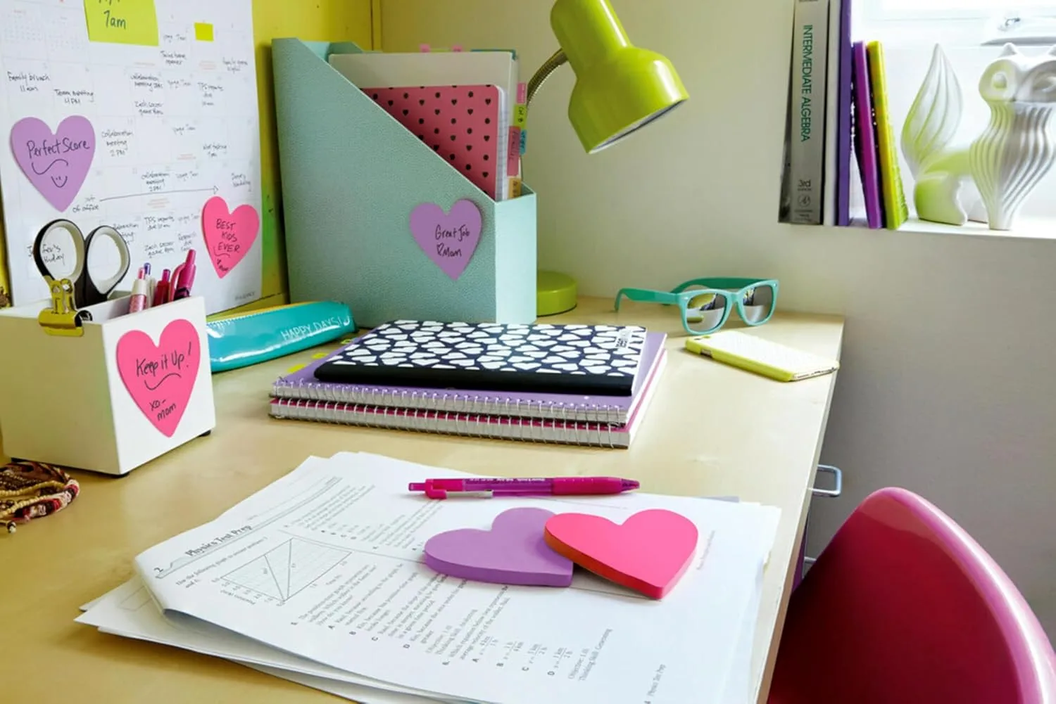 Post-it Notes Super Sticky Die-Cut Shapes, 3 x 3 in, 2 Pads