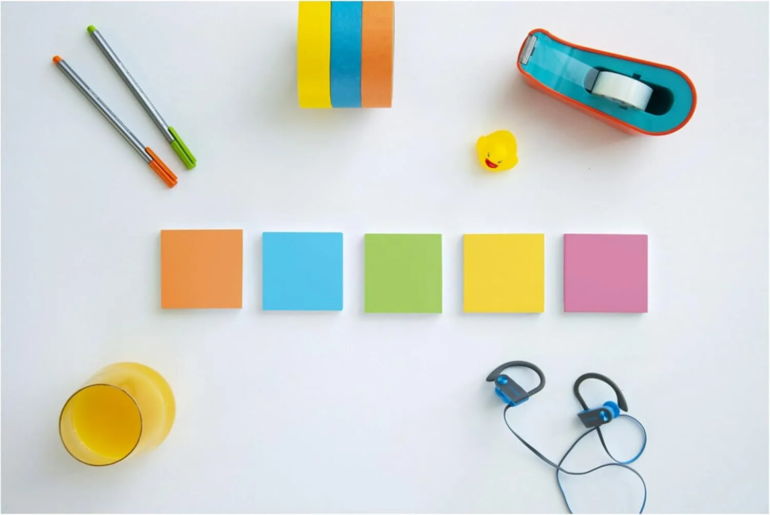 Post-it Super Sticky Notes, 3x3 in, 12 Pads, 2X The Sticking Power, Energy Boost Collection, Bright Colors (Orange, Pink