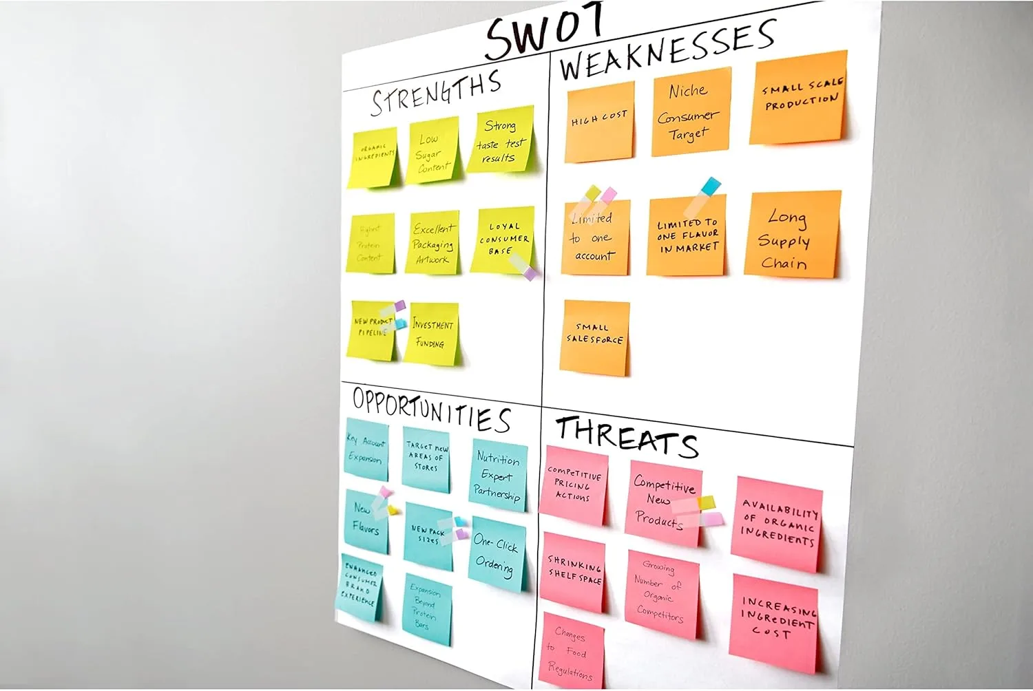 Post-it Super Sticky Notes, 3x3 in, 12 Pads, 2X The Sticking Power, Supernova Neons, Bright Colors, Recyclable (654-12SSMIA)