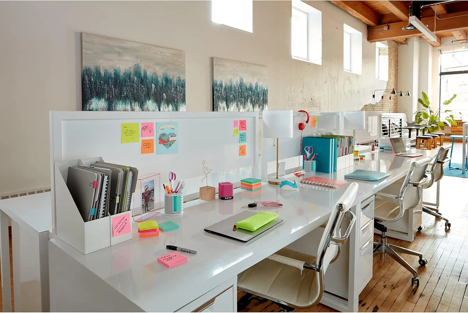 Post-it Super Sticky Notes, 3x3 in, 12 Pads, 2X The Sticking Power, Supernova Neons, Bright Colors, Recyclable (654-12SSMIA)