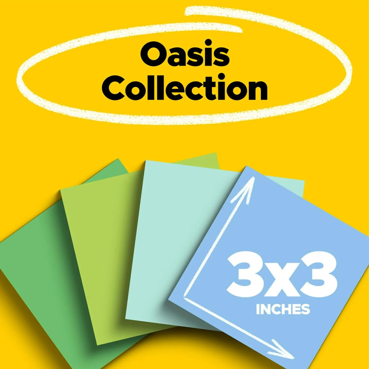 Post-it 100% Recycled Paper Super Sticky Notes, 3 in. x 3 in., 24 Pads/Pack, 70 Sheets/Pad