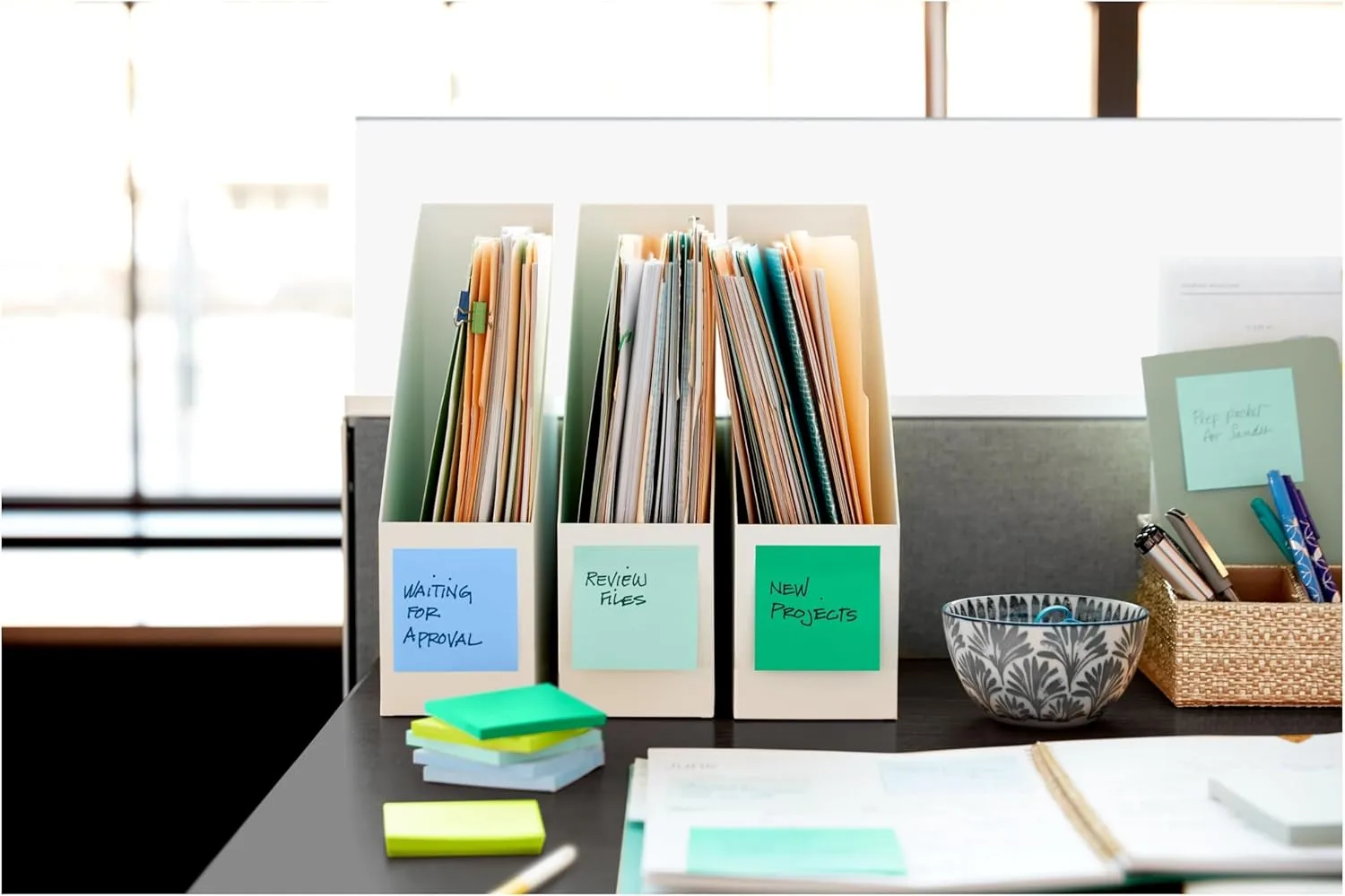 Post-it 100% Recycled Paper Super Sticky Notes, 3 in. x 3 in.