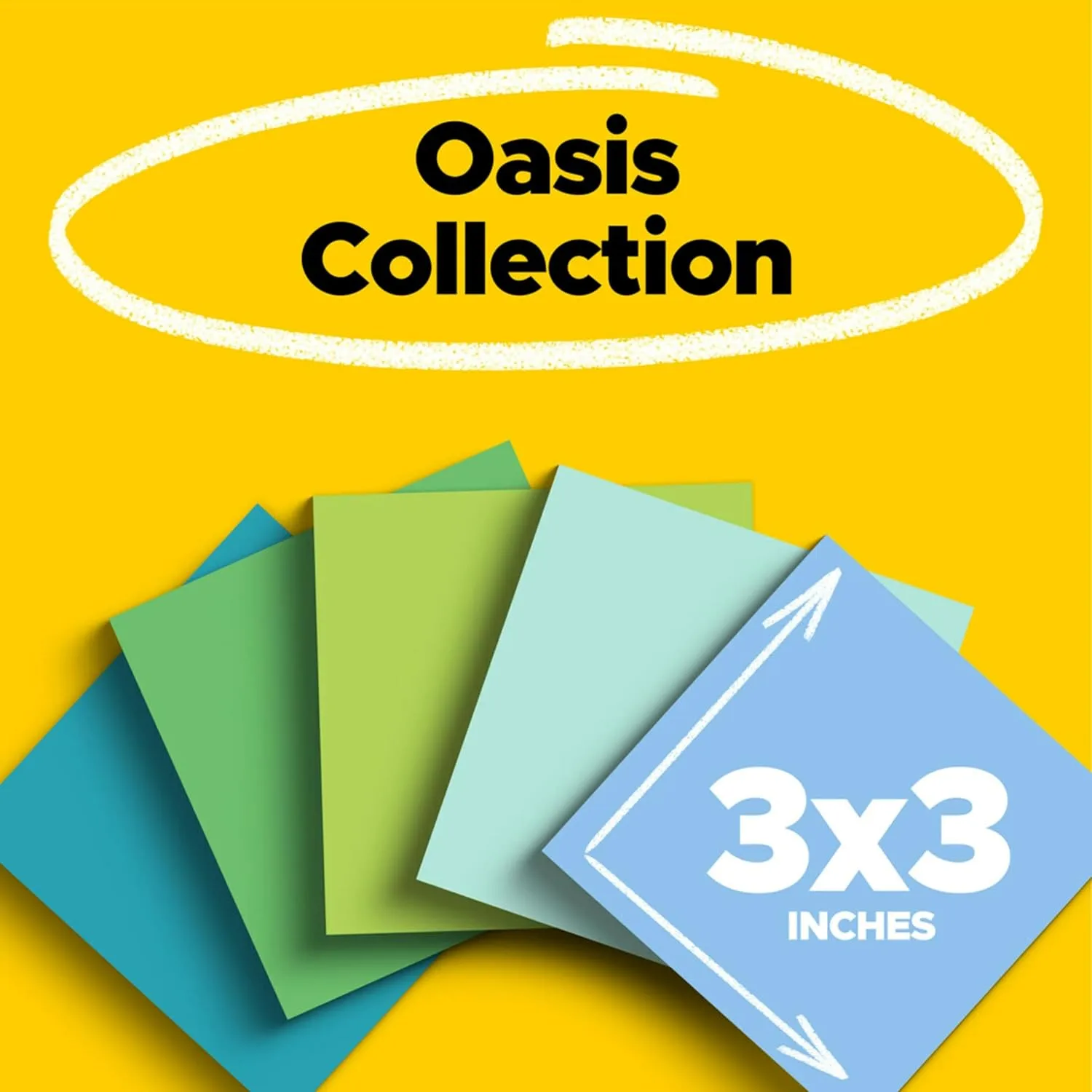 Post-it 100% Recycled Paper Super Sticky Notes, 3 in. x 3 in.