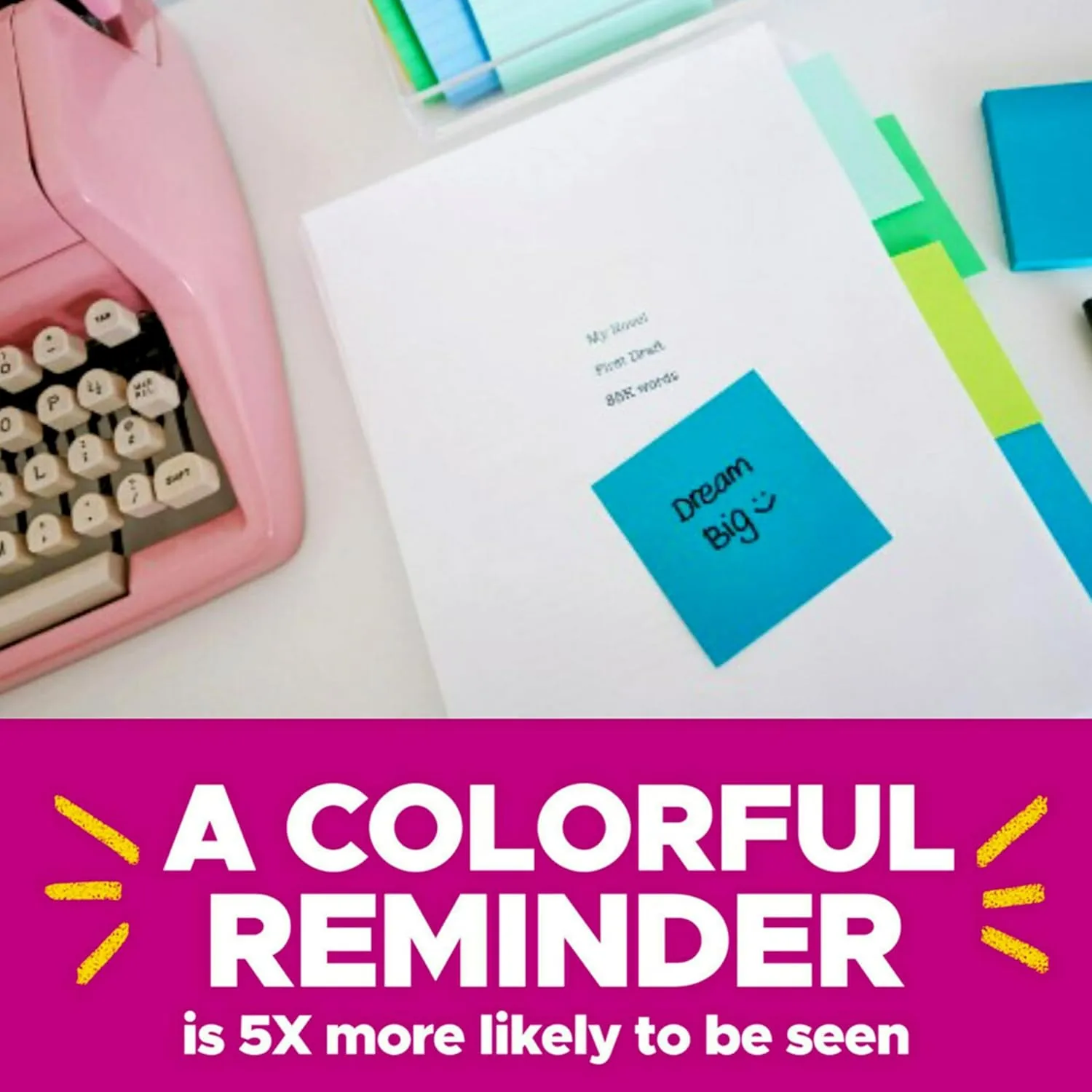 Post-it 100% Recycled Paper Super Sticky Notes