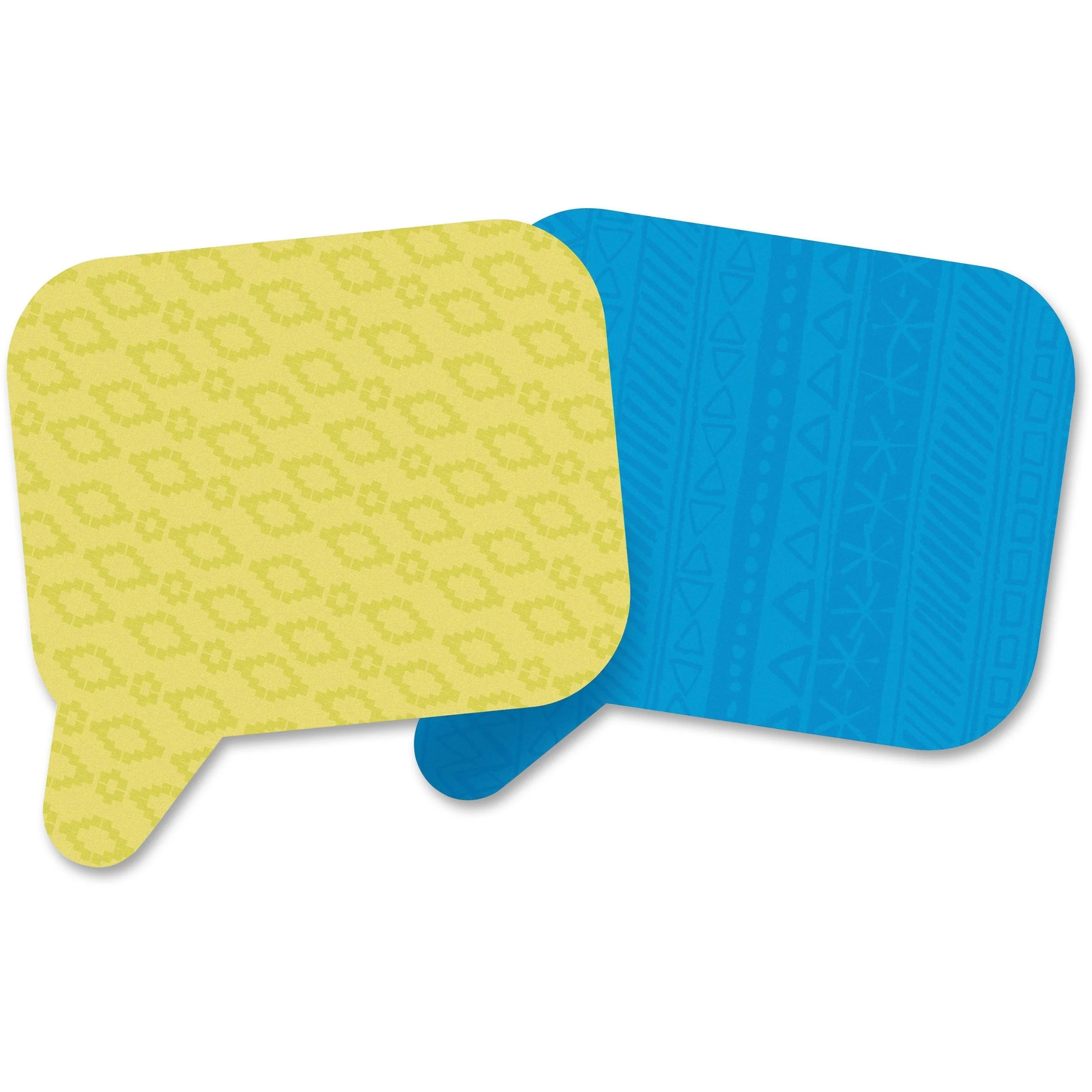Post-it Notes, Super Sticky Die-Cut Thought Bubble Shape, 3in x 3in, Assorted Colors, Pack Of 2 Pads