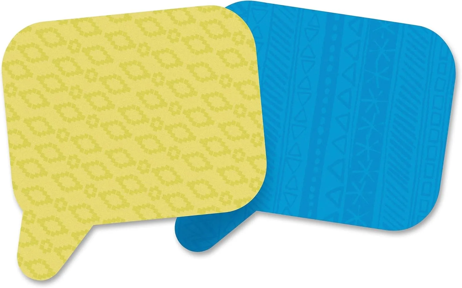 Post-it Notes, Super Sticky Die-Cut Thought Bubble Shape, 3in x 3in, Assorted Colors, Pack Of 2 Pads