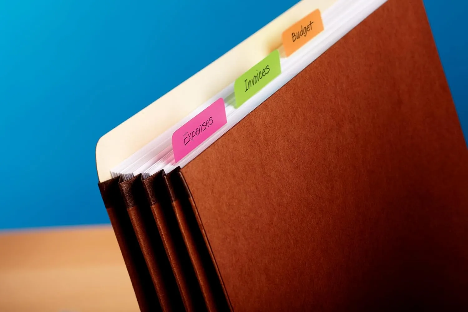 Post-it Tabs, 2 in, Assorted Bright Colors, 6 Tabs/Color, 24 Tabs/Pack
