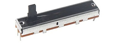 Dual 100K, 45mm x10mm Slide Potentiometer (POT-Z100K) Dual 100K, 45mm x10mm Slide Potentiometer (POT-Z100K)