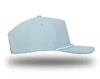 Custom 5 Panel Ribbit Rope Hats (Leatherette Patch)