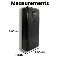 22.5W Fast Charging Power Bank 20,000mAh – Portable Charger with Built-in Cables & LED Display