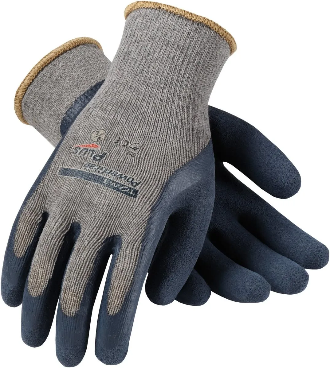 39-C1600/XL Seamless Knit Cotton/Polyester Glove with Latex Coated MicroFinish Grip on Palm and Fingers