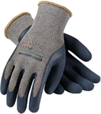 39-C1600/XL Seamless Knit Cotton/Polyester Glove with Latex Coated MicroFinish Grip on Palm and Fingers