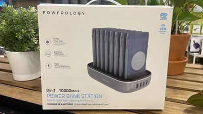 Powerology Power Bank Station 10,000 MAH Powerology Power Bank Station 10,000 MAH