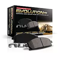 PowerStop Z17 Front Ceramic Brake Pads with Hardware, 17-1056