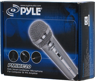 PYLE PRO® PMIKC20BK WIRED VOCAL MICROPHONE WITH 3.5 MM CONNECTION PYLE PRO® PMIKC20BK WIRED VOCAL MICROPHONE WITH 3.5 MM CONNECTION