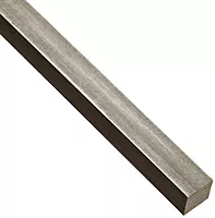 Precision Brand 57502 3/16" Square Stainless Steel Keystock, 12" Length