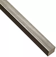 Precision Brand 57502 3/16" Square Stainless Steel Keystock, 12" Length
