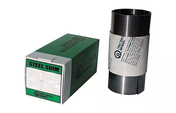 Precision Brand 16A5 100 in (L) Low Carbon Steel Shim Stock, 6 in (W), 0.005 in (T)